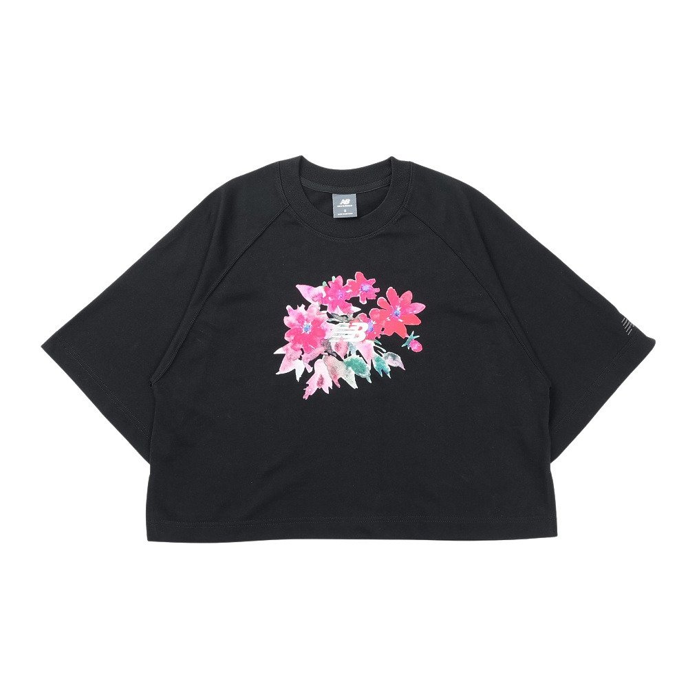 ハグオーワー PAWSOME Tシャツ ヌードピンク ニューバランス（new balance）（レディース）ウォーターカラーピンク