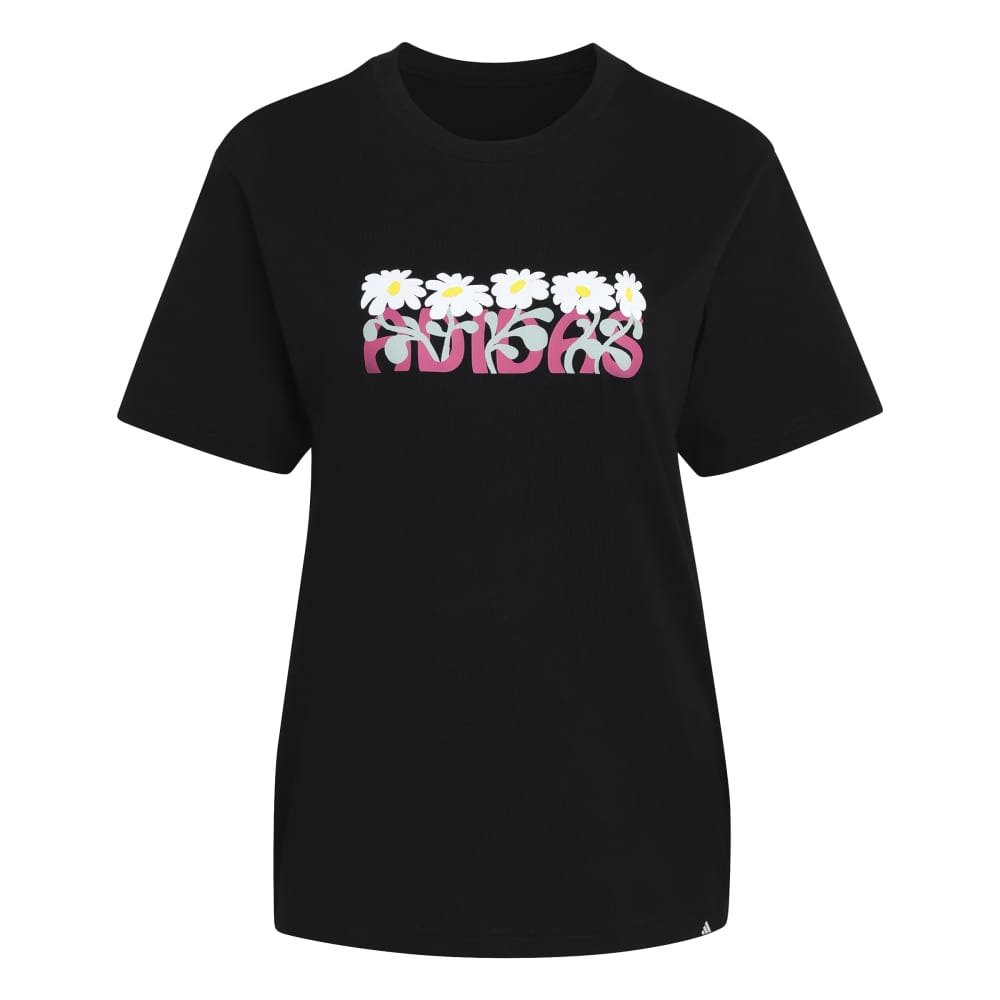 アディダス（adidas）（レディース）ソフト サイド FLOWER グラフィックTシャツ DJ631-KA5098