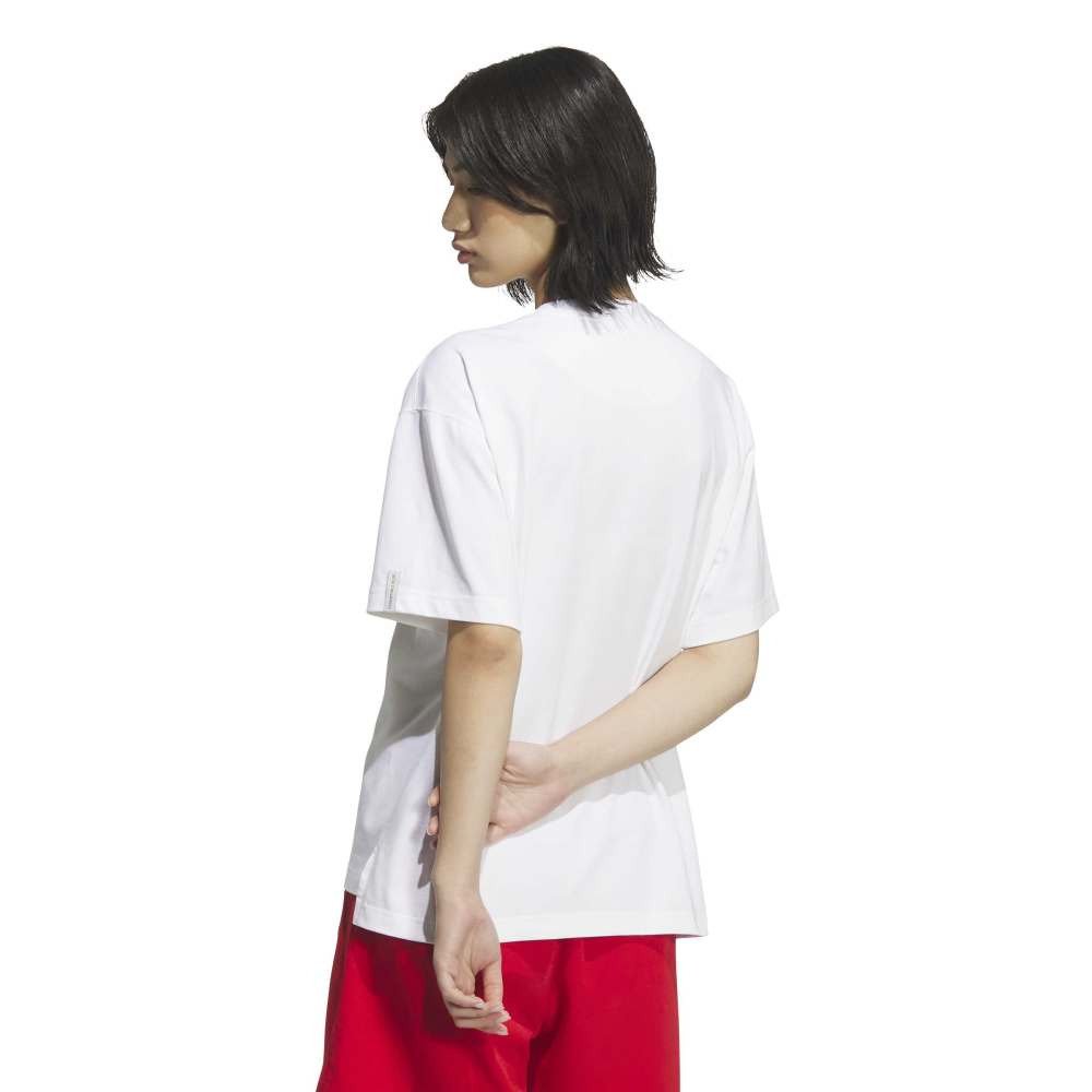 アディダス（adidas）（レディース）エッセンシャルズ プラス スモールロゴ ルーズフィット半袖Tシャツ L3156-KF8270