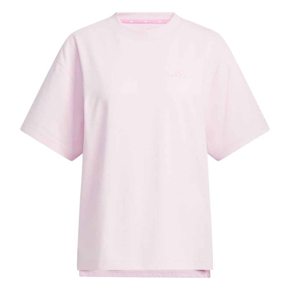 アディダス（adidas）（レディース）エッセンシャルズ プラス スモールロゴ ルーズフィット半袖Tシャツ L3156-KF8271