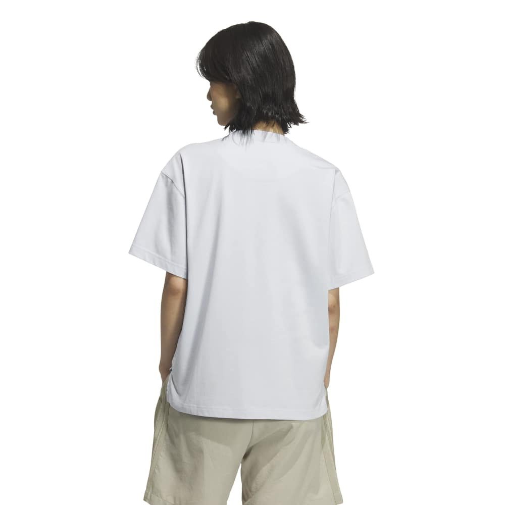 アディダス（adidas）（レディース）エッセンシャルズ プラス スモールロゴ ルーズフィット半袖Tシャツ L3156-KF8272