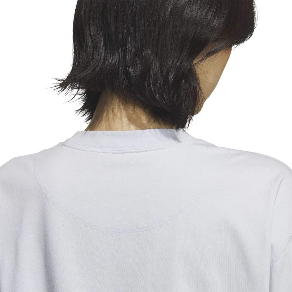 アディダス（adidas）（レディース）エッセンシャルズ プラス スモールロゴ ルーズフィット半袖Tシャツ L3156-KF8272
