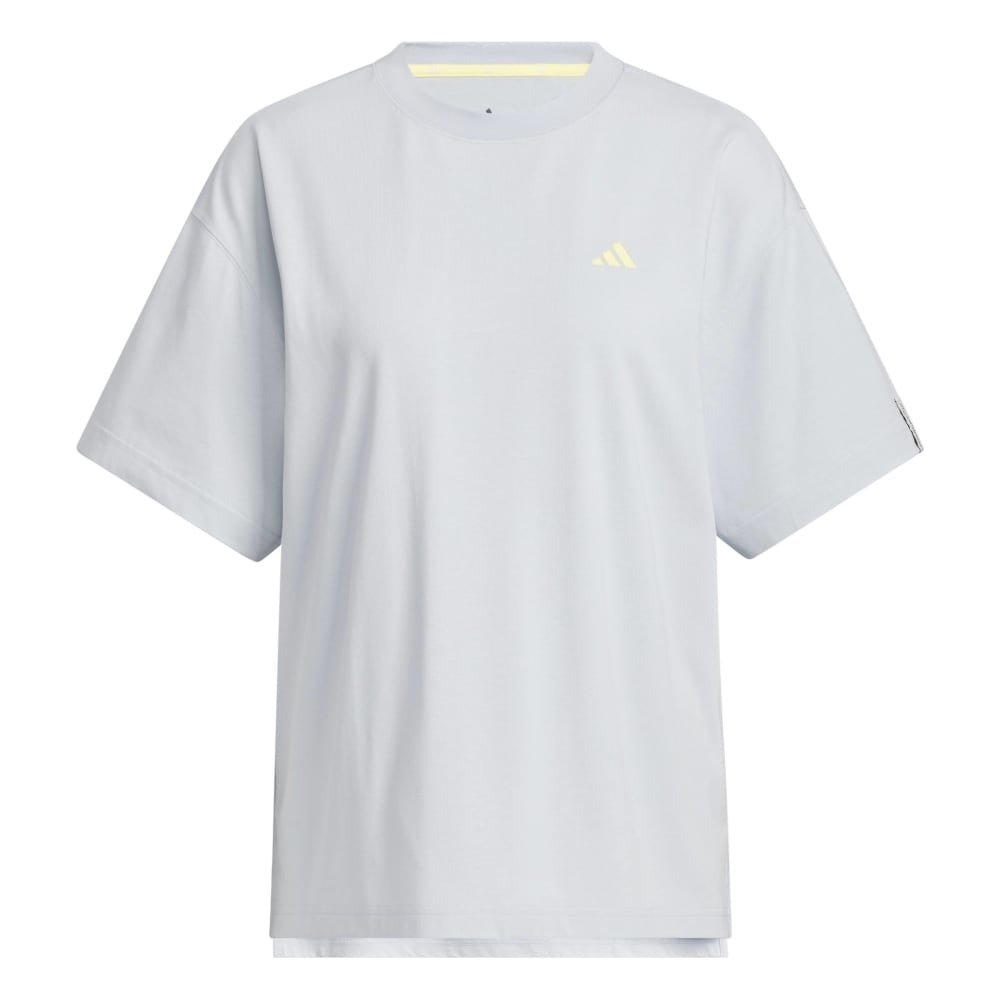 アディダス（adidas）（レディース）エッセンシャルズ プラス スモールロゴ ルーズフィット半袖Tシャツ L3156-KF8272