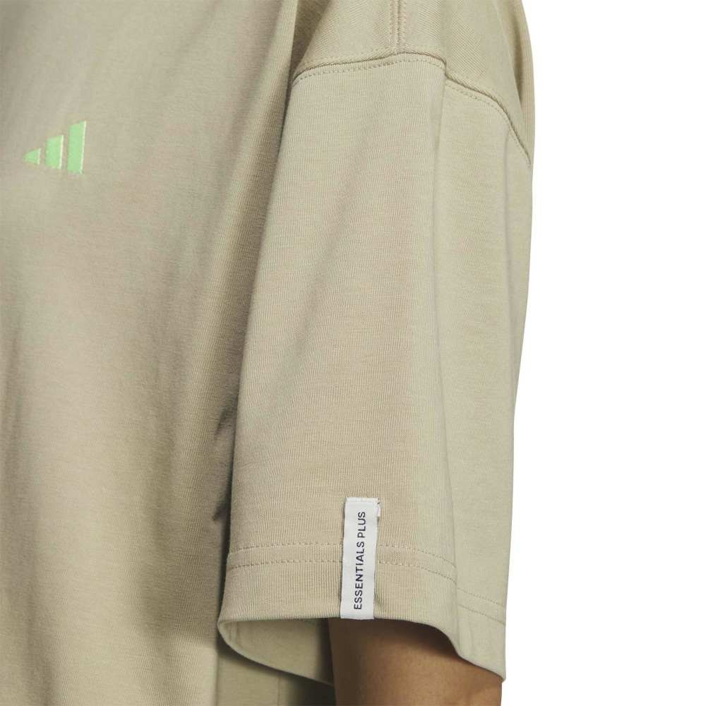 アディダス（adidas）（レディース）エッセンシャルズ プラス スモールロゴ ルーズフィット半袖Tシャツ L3156-KF8273