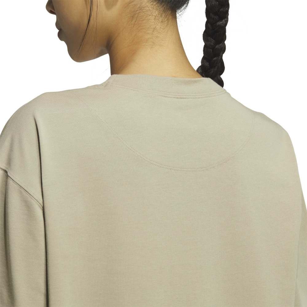 アディダス（adidas）（レディース）エッセンシャルズ プラス スモールロゴ ルーズフィット半袖Tシャツ L3156-KF8273
