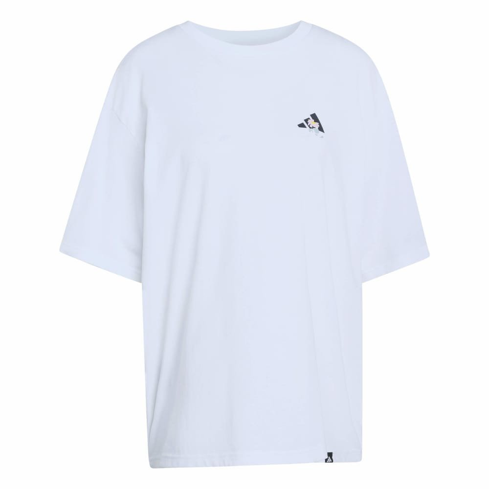 アディダス（adidas）（レディース）ソフトサイド オーバーサイズ グラフィック Tシャツ QD624-KA5091