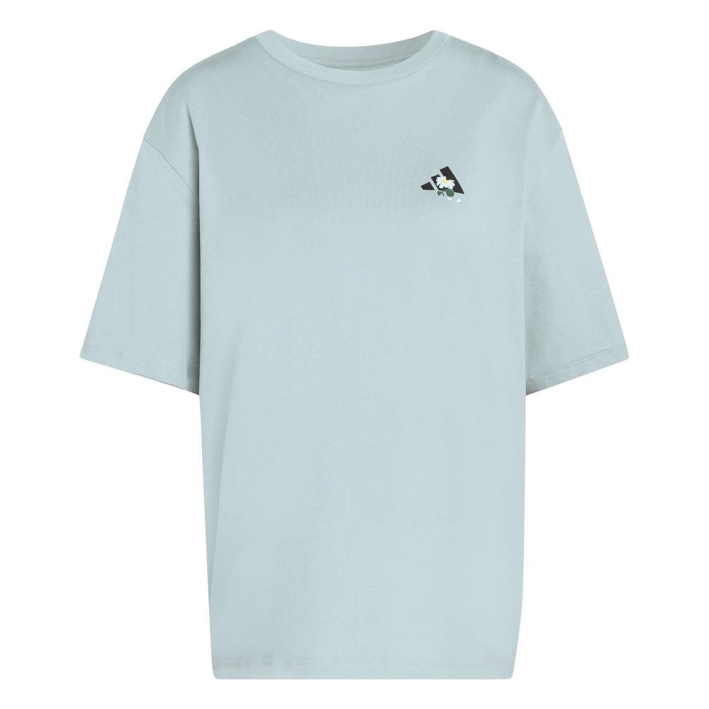 アディダス（adidas）（レディース）ソフトサイド オーバーサイズ グラフィック Tシャツ QD624-KA5092