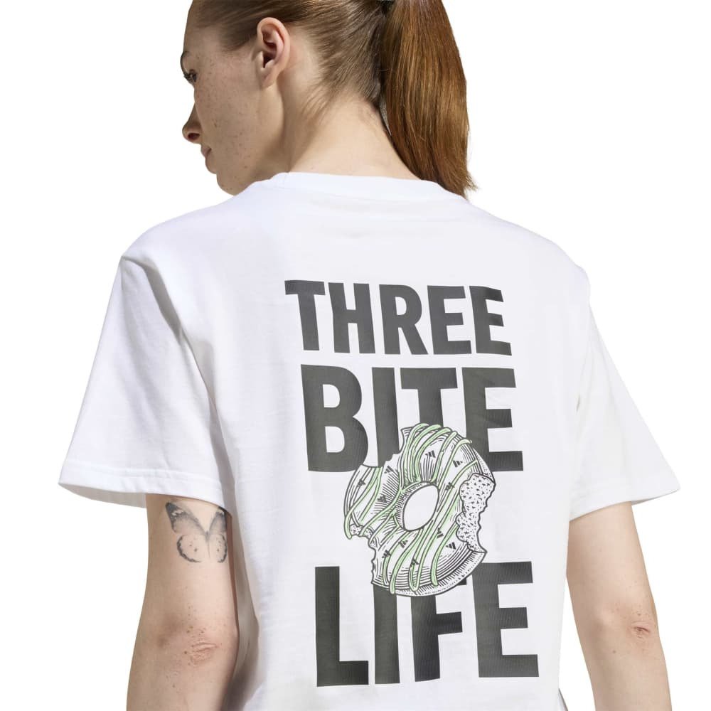 アディダス（adidas）（レディース）フード レギュラー グラフィック Tシャツ QF264-KA5076