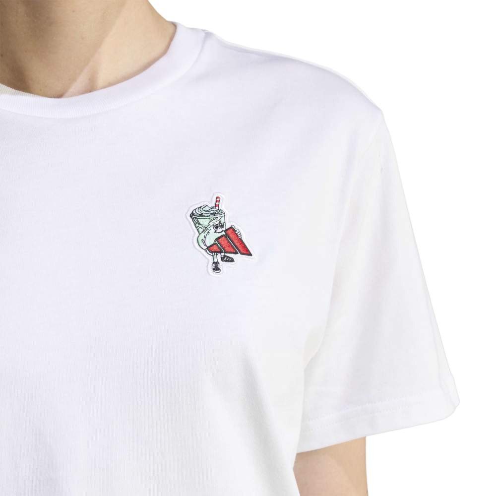 アディダス（adidas）（レディース）フード レギュラー グラフィック Tシャツ QF264-KA5076