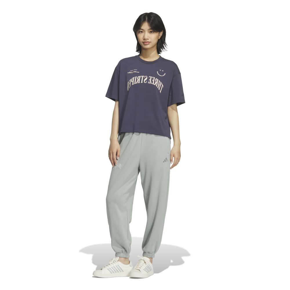 アディダス（adidas）（レディース）ブランド ラブ ルーズフィット シングルジャージー半袖Tシャツ QU140-KF6149
