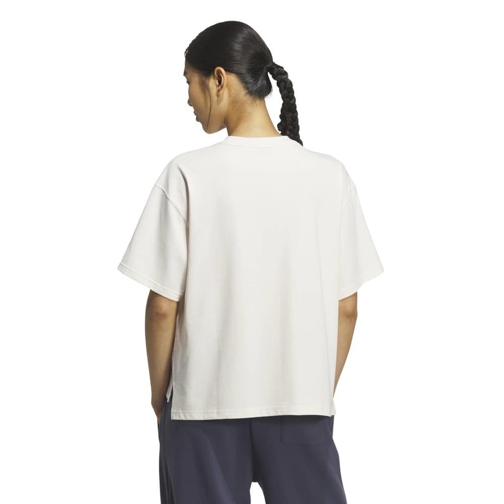 アディダス（adidas）（レディース）ブランド ラブ ルーズフィット シングルジャージー半袖Tシャツ QU140-KF9182