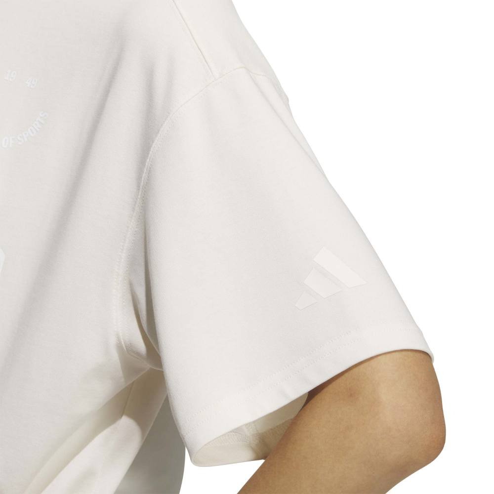 アディダス（adidas）（レディース）ブランド ラブ ルーズフィット シングルジャージー半袖Tシャツ QU140-KF9182