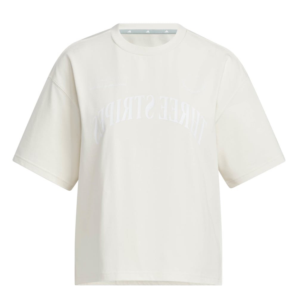 アディダス（adidas）（レディース）ブランド ラブ ルーズフィット シングルジャージー半袖Tシャツ QU140-KF9182