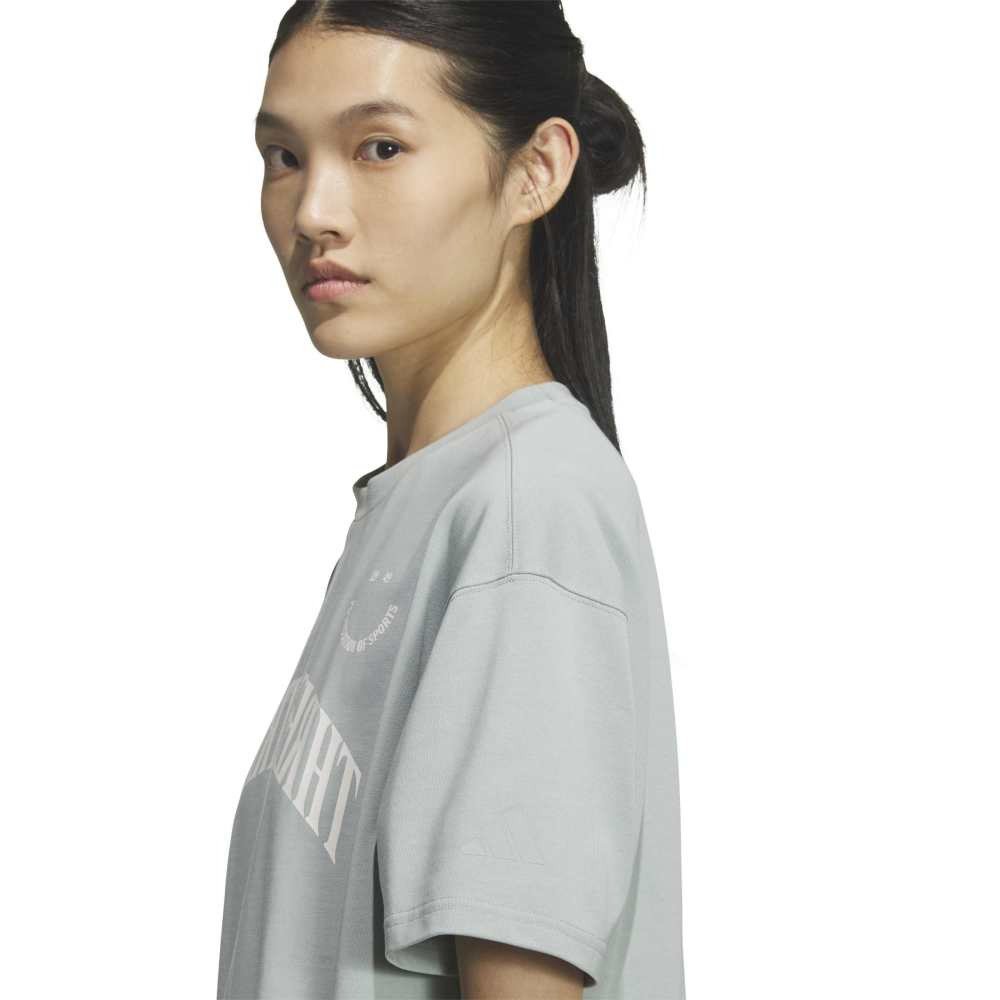 アディダス（adidas）（レディース）ブランド ラブ ルーズフィット シングルジャージー半袖Tシャツ QU140-KF9184