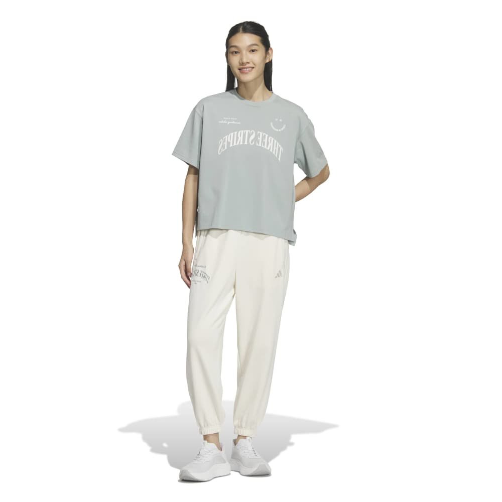 アディダス（adidas）（レディース）ブランド ラブ ルーズフィット シングルジャージー半袖Tシャツ QU140-KF9184