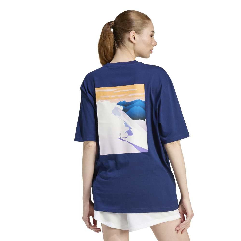 アディダス（adidas）（レディース）アウトドア アドベンチャー グラフィックTシャツ TR883-JZ7880