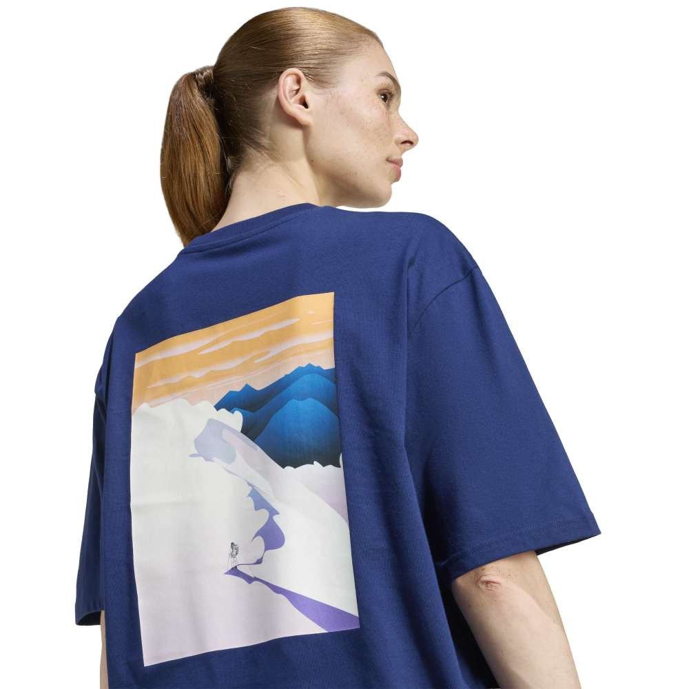 アディダス（adidas）（レディース）アウトドア アドベンチャー グラフィックTシャツ TR883-JZ7880