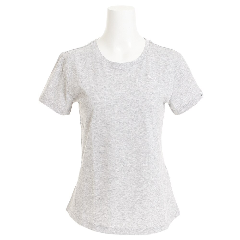  【多少の傷汚れありの為大奉仕】Tシャツ レディース 半袖 ワンポイントロゴ 593205 04 GRY-