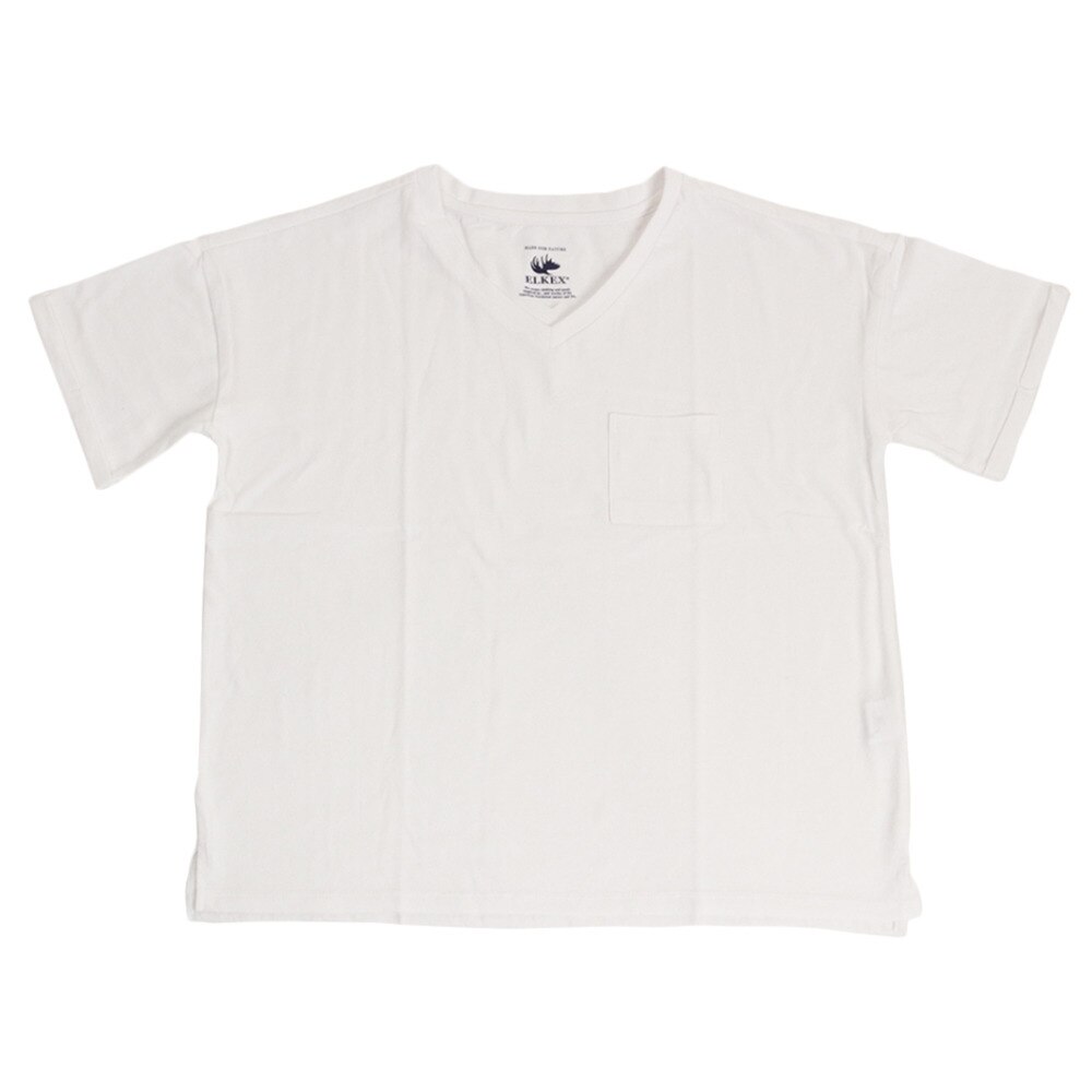  【多少の傷汚れありの為大奉仕】Tシャツ レディース 半袖 ポケット付き Vネック 864EK9CD9424WHT オンライン価格
