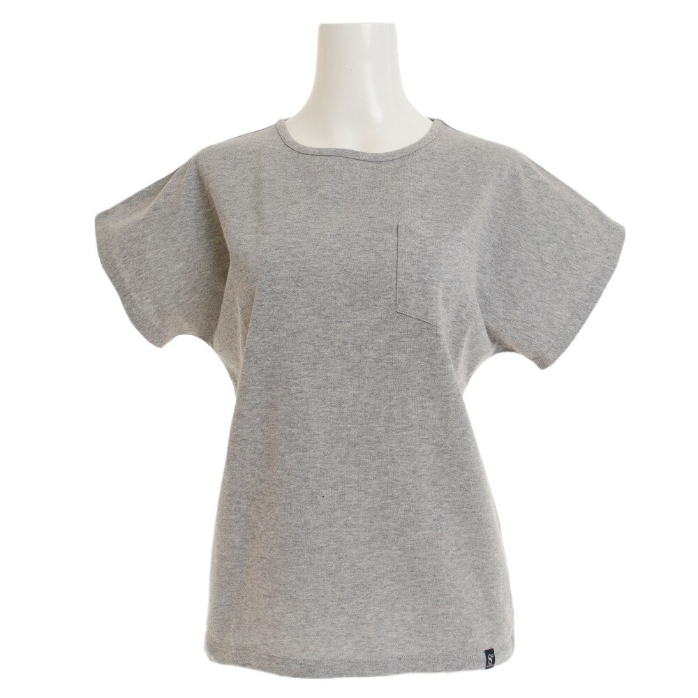  【多少の傷汚れありの為大奉仕】Tシャツ レディース 半袖 NOSPOT クルーネック HU19S03FQ864960GRY オンライン価格