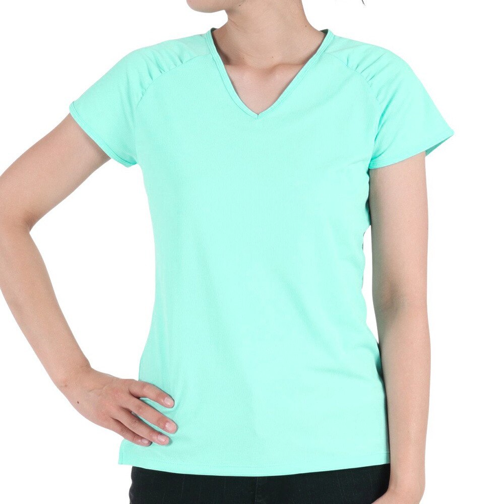  【送料無料！ 20日まで】洗っても機能が続く UV 吸汗速乾 Classic キャップスリーブTシャツ 864PG1DSK6786 TQG