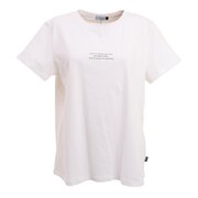 ウィッテム（HUITIEME）（レディース）洗っても機能が続く ずっとカットUV MESSAGE 半袖Tシャツ HU21SEG864023WHT