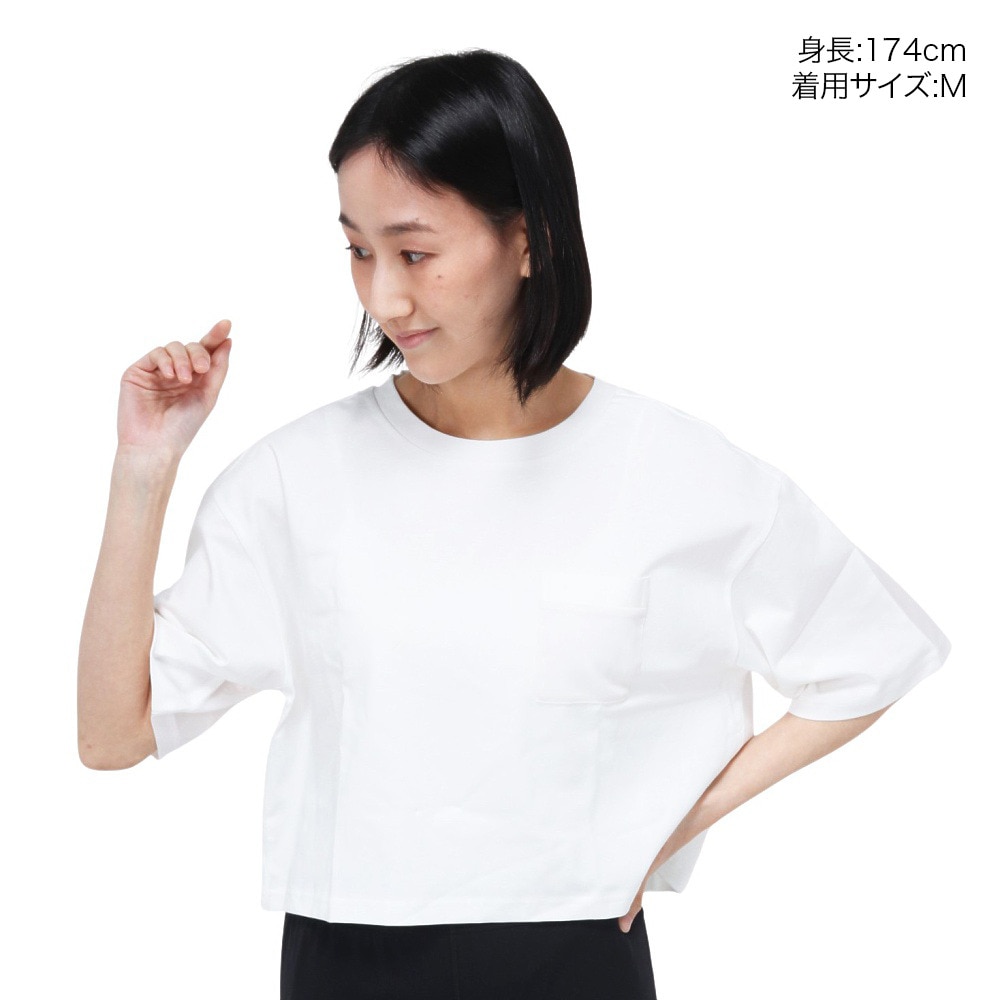 ウィッテム（HUITIEME）（レディース）半袖Tシャツ レディース ショート丈 192-26441-005