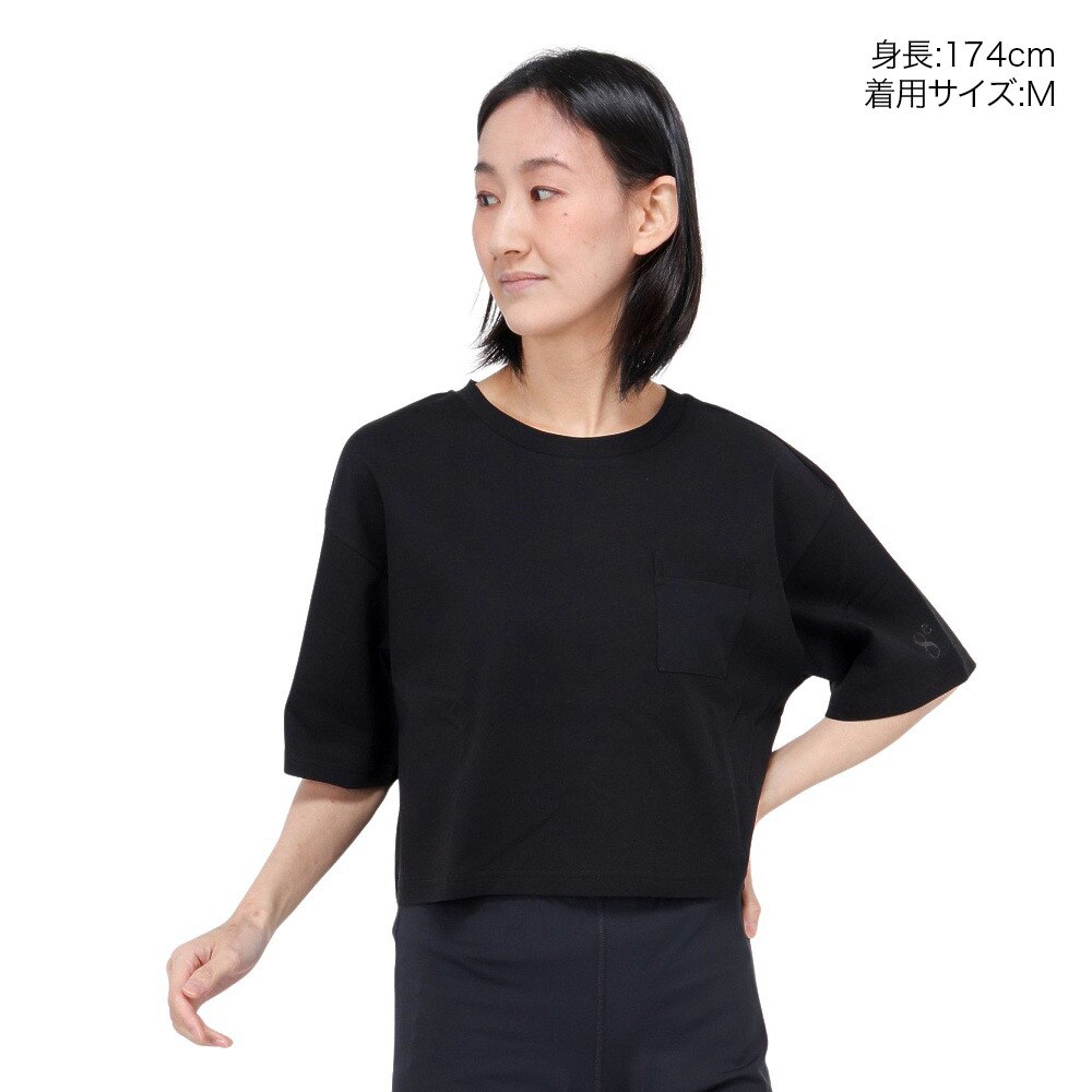 ウィッテム（HUITIEME）（レディース）半袖Tシャツ レディース ショート丈  192-26441-019