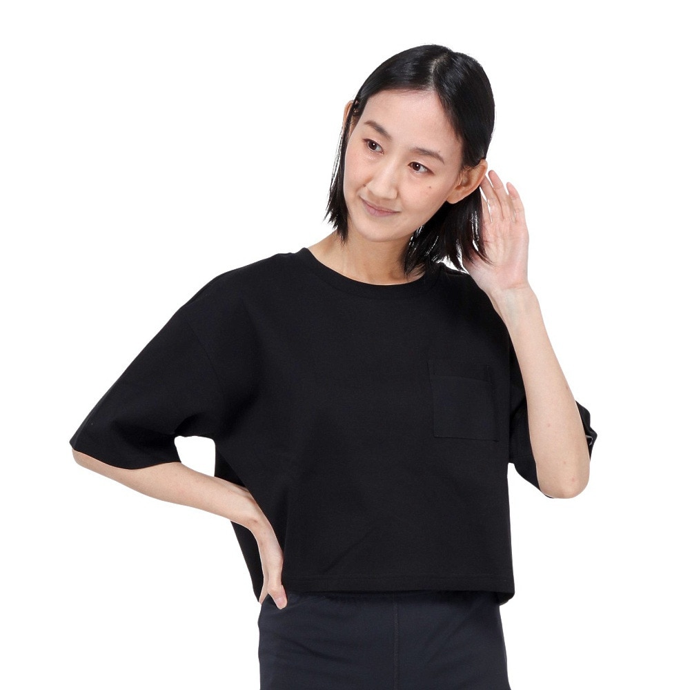 ウィッテム（HUITIEME）（レディース）半袖Tシャツ レディース ショート丈  192-26441-019