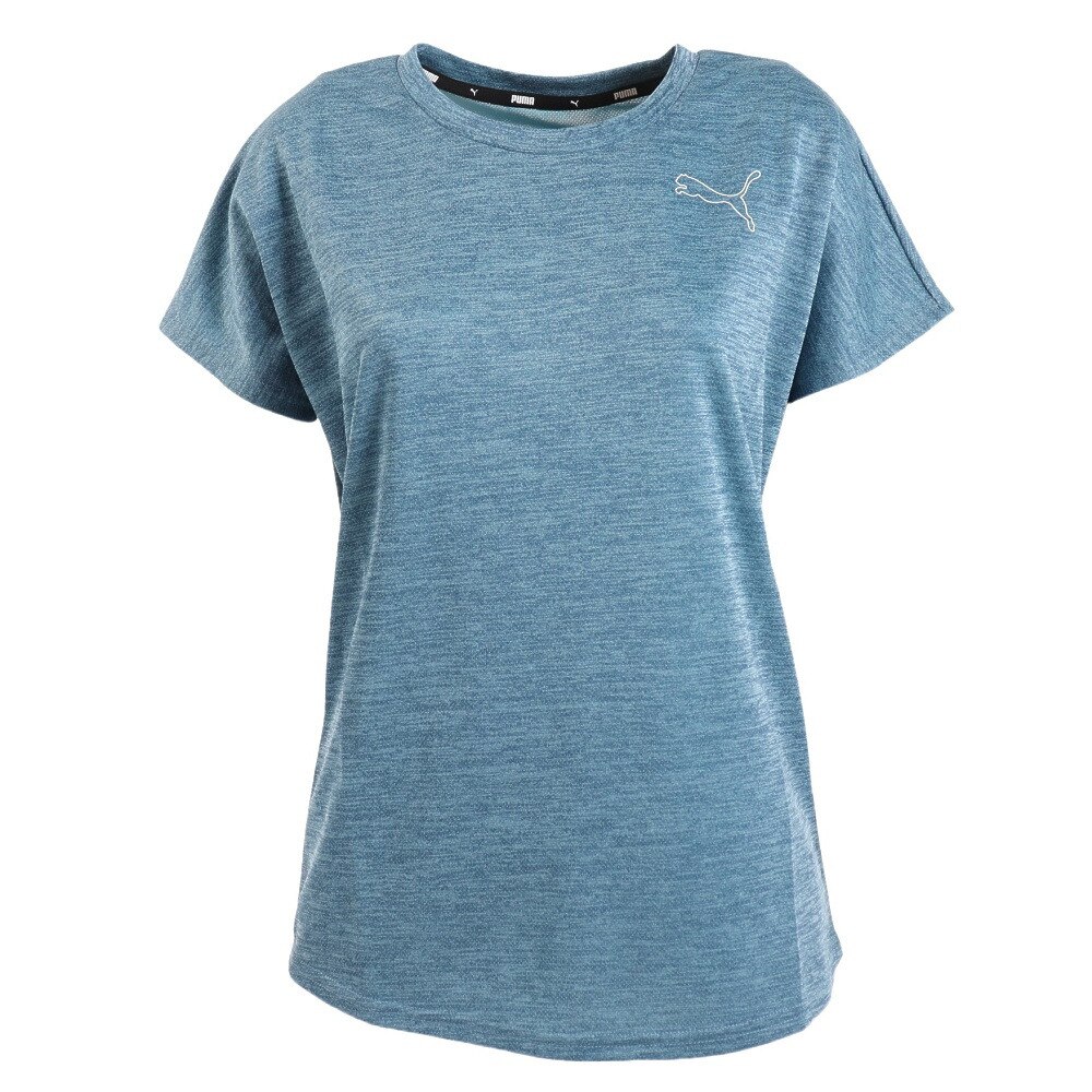 プーマ（PUMA）（レディース）半袖Tシャツ レディース ACTIVE メッシュ HTR 674961 17 BGRY  スポーツ用品はスーパースポーツゼビオ