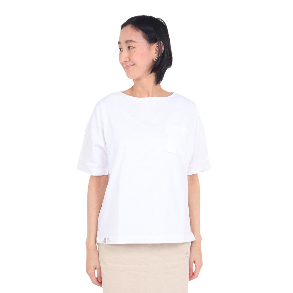 ニューバランス（new balance）（レディース）半袖Tシャツ レディース 白 900  AWT35024WT