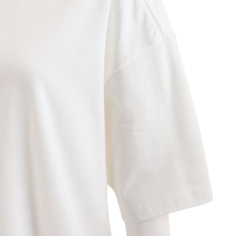ナイキ（NIKE）（レディース）Tシャツ 半袖 エッセンシャル 無地 ワンポイント 白 オーバーサイズ DX7911-100