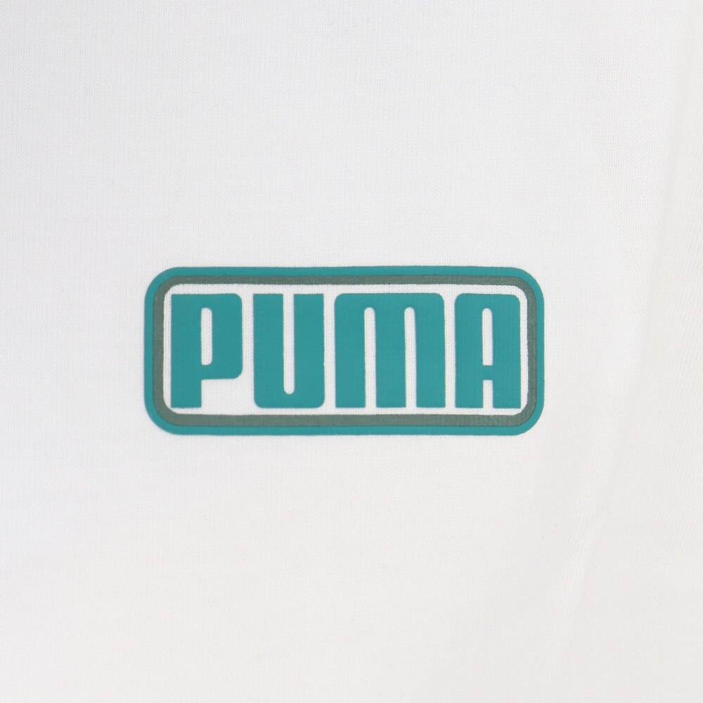 プーマ（PUMA）（レディース）半袖Tシャツ レディース サマーストライプス ファッション 845819 02 WHT