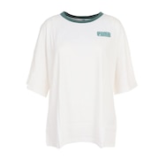 プーマ（PUMA）（レディース）半袖Tシャツ レディース サマーストライプス ファッション 845819 02 WHT
