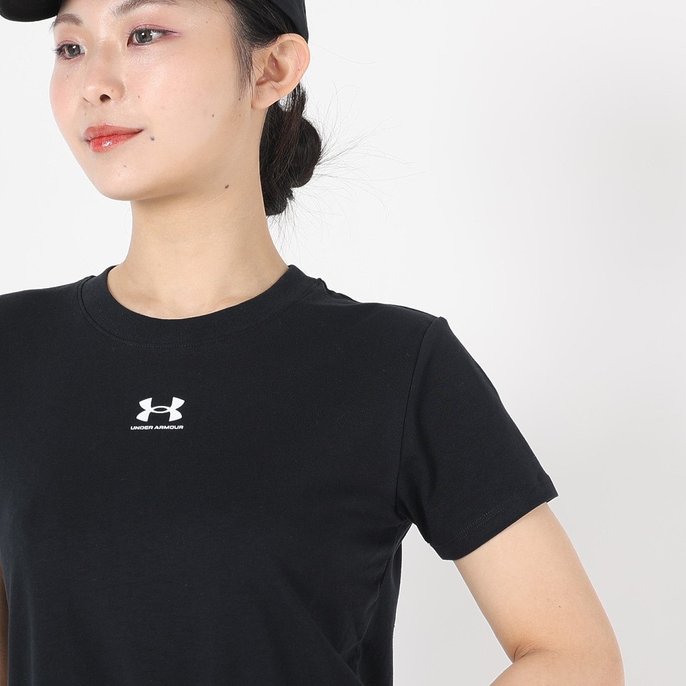 アンダーアーマー（UNDER ARMOUR）（レディース）キャンパス コア ショートスリーブTシャツ 1383648 001