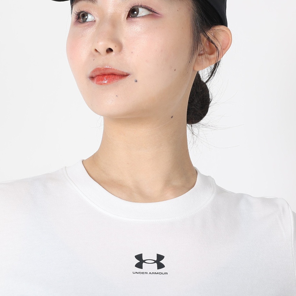アンダーアーマー（UNDER ARMOUR）（レディース）キャンパス コア ショートスリーブTシャツ 1383648 100