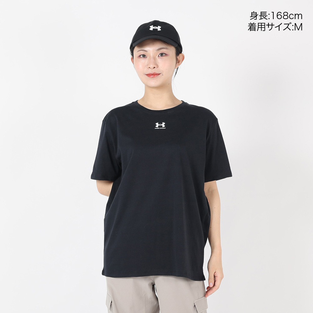 アンダーアーマー（UNDER ARMOUR）（レディース）キャンパス オーバーサイズ ショートスリーブTシャツ 1387193 001