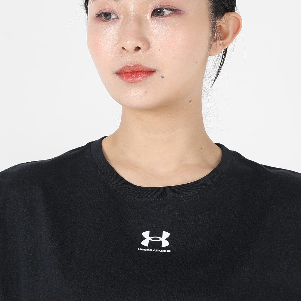 アンダーアーマー（UNDER ARMOUR）（レディース）キャンパス オーバーサイズ ショートスリーブTシャツ 1387193 001