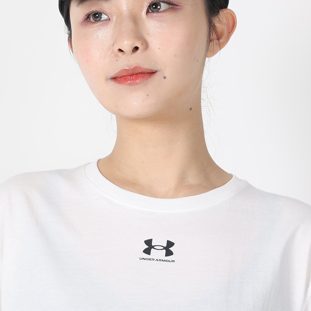 アンダーアーマー（UNDER ARMOUR）（レディース）キャンパス オーバーサイズ ショートスリーブTシャツ 1387193 100
