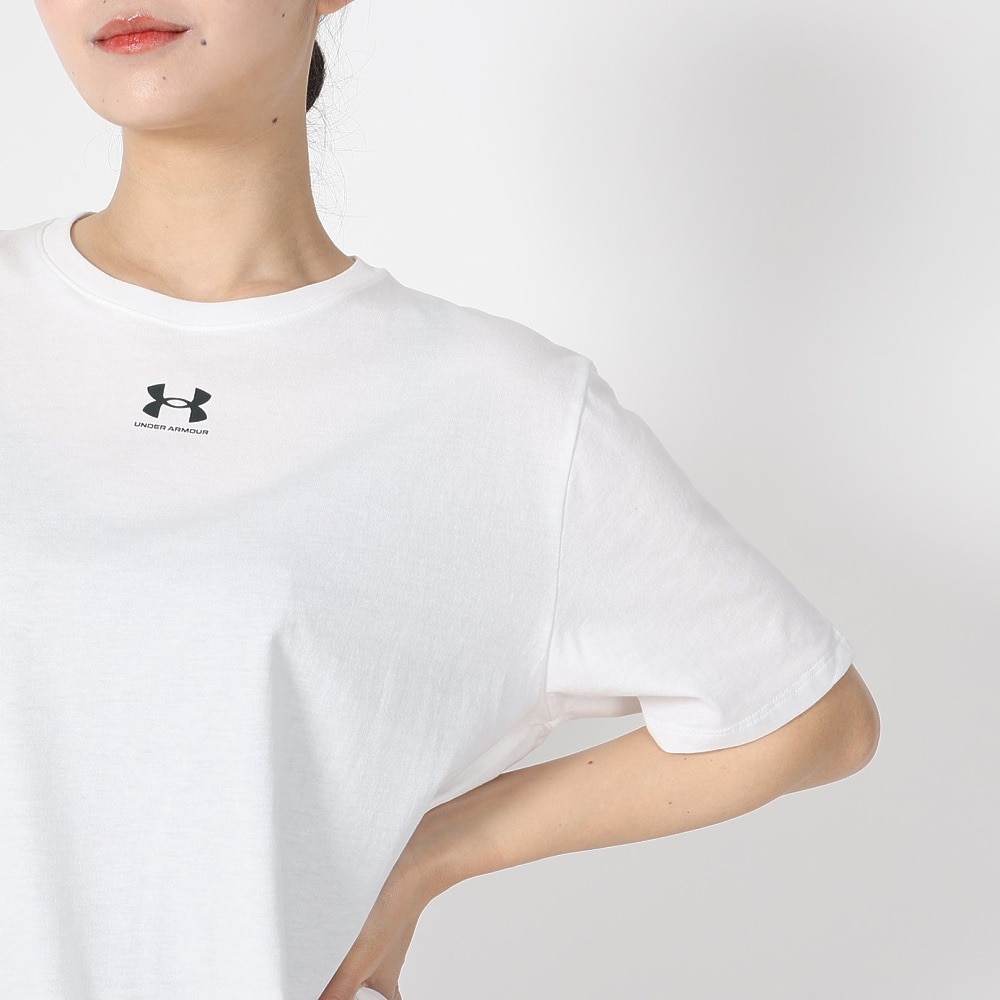 アンダーアーマー（UNDER ARMOUR）（レディース）キャンパス オーバーサイズ ショートスリーブTシャツ 1387193 100