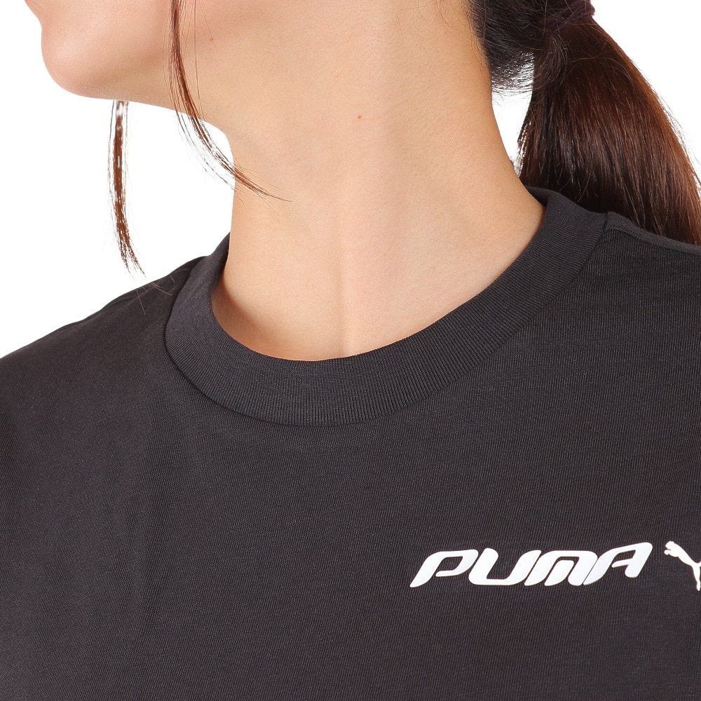 プーマ（PUMA）（レディース）CORE HERITAGE MX 半袖Tシャツ 680702 01 BLK