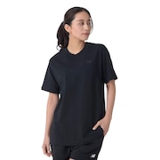 (レディース)Athletics ジャージショートスリーブTシャツ WT41501BK