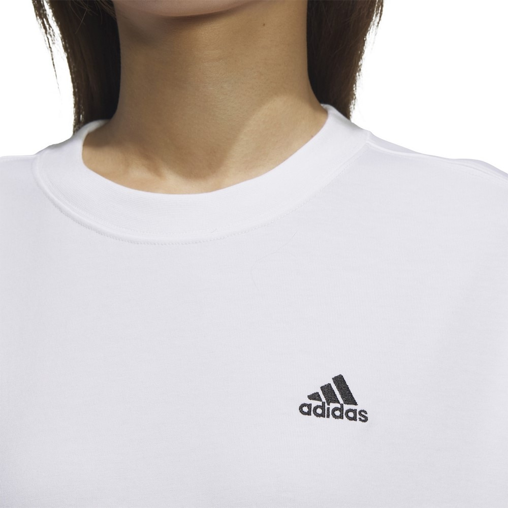 アディダス（adidas）（レディース）エッセンシャルズ プラス スモールロゴ 半袖Tシャツ KVF87-JF1428