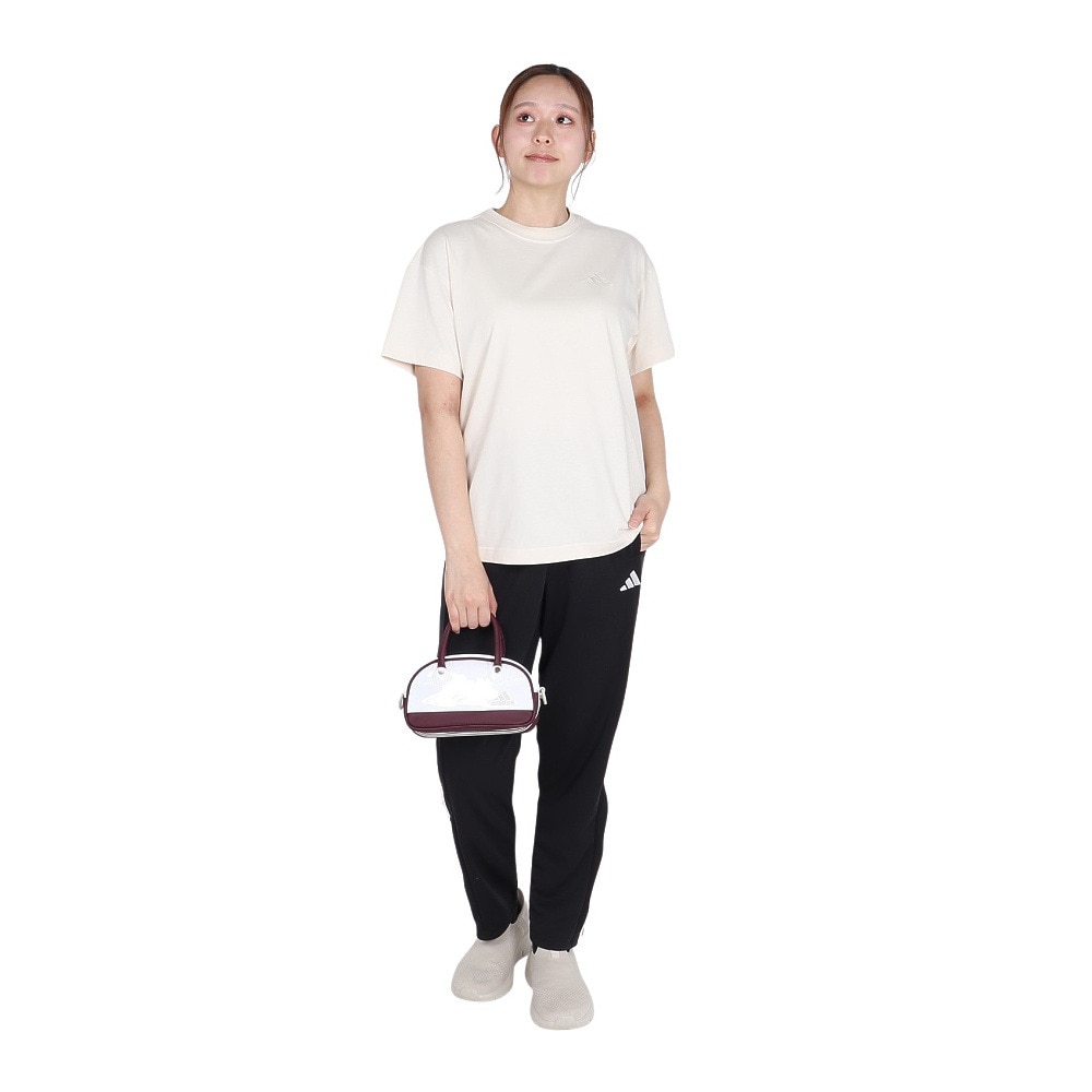 アディダス（adidas）（レディース）エッセンシャルズ プラス スモールロゴ 半袖Tシャツ JUP50-JW4522