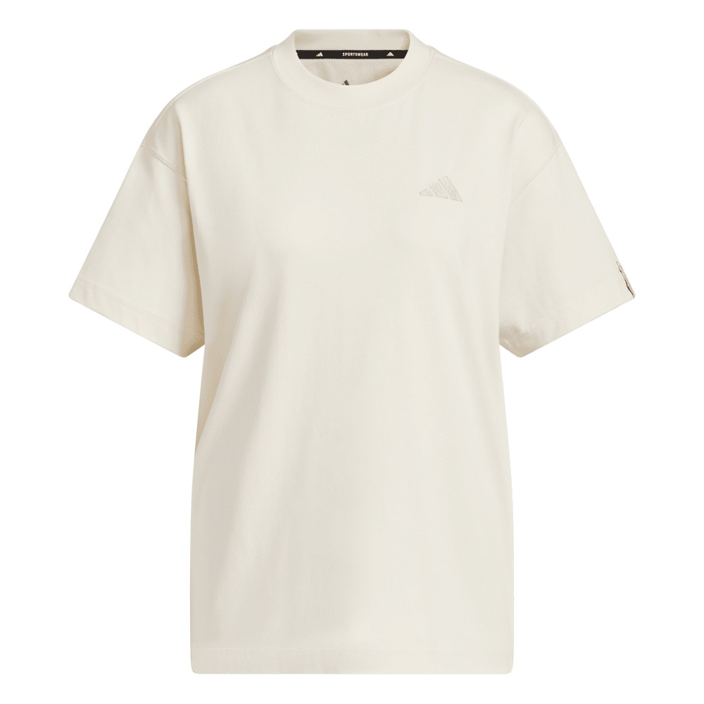 アディダス（adidas）（レディース）エッセンシャルズ プラス スモールロゴ 半袖Tシャツ JUP50-JW4522