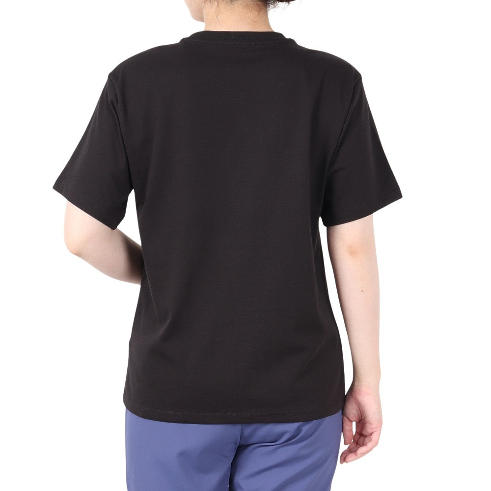 プーマ（PUMA）（レディース）ESS MX キャット ロゴ リラックス 半袖 Tシャツ 686915 01 BLK