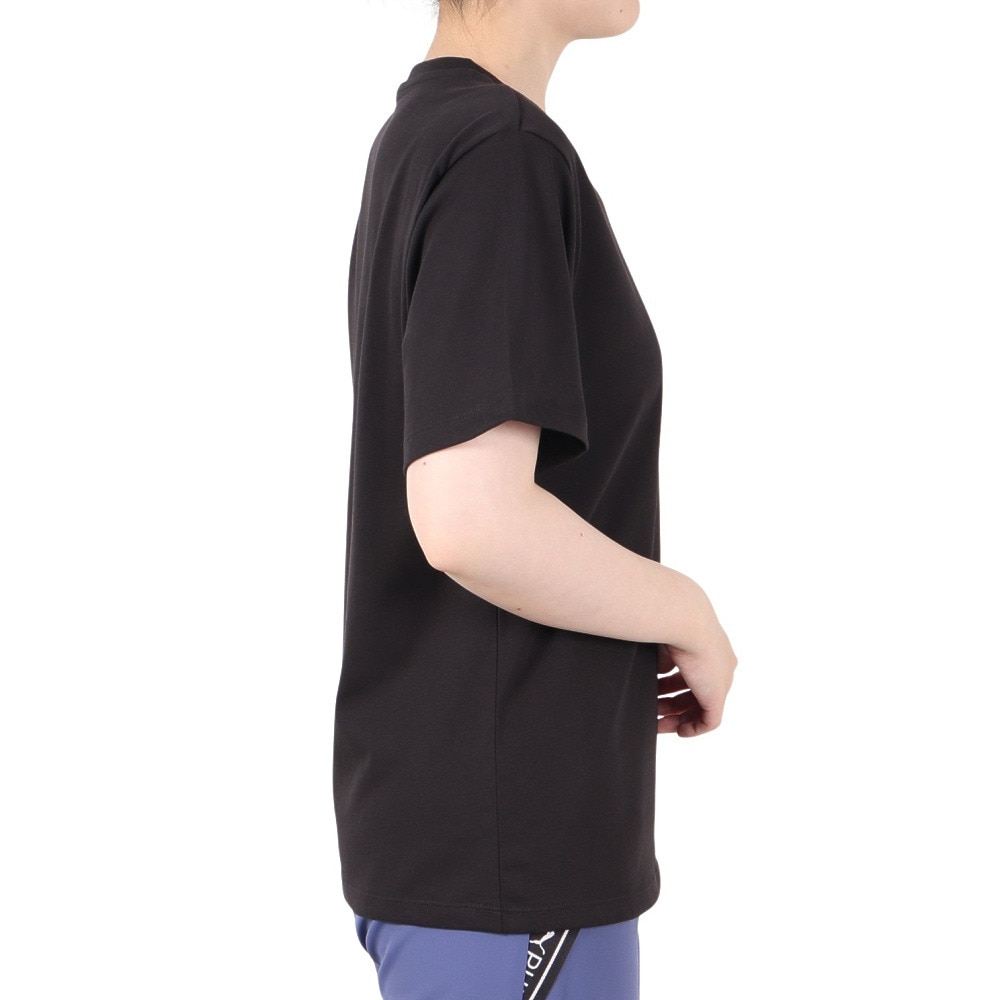 プーマ（PUMA）（レディース）ESS MX キャット ロゴ リラックス 半袖 Tシャツ 686915 01 BLK