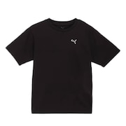 (レディース)ESS MX キャット ロゴ リラックス 半袖 Tシャツ 686915 01 BLK