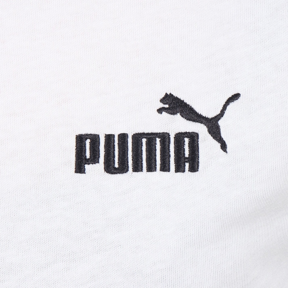 プーマ（PUMA）（レディース）ESS スモール NO.1 半袖Tシャツ 687596 02 WHT