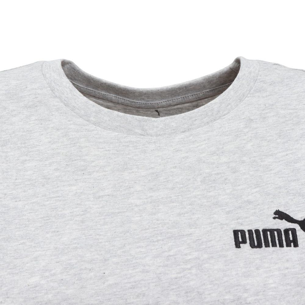 プーマ（PUMA）（レディース）エッセンシャル スモール NO.1 Tシャツ 687596 04 LGRY